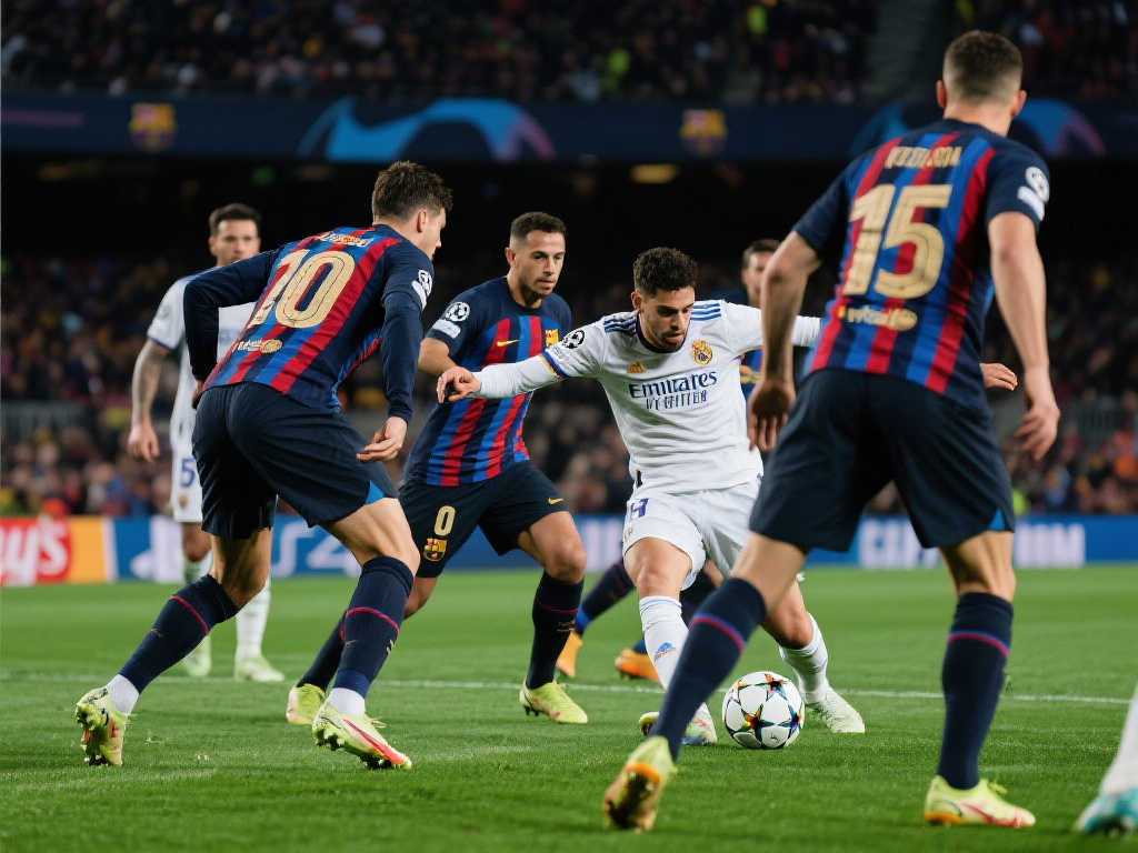 巴萨国米上演进球狂潮！后卫们被“互捅”得筋疲力尽……